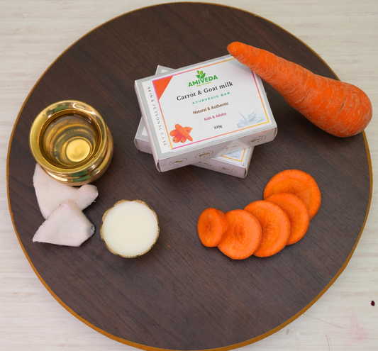 Carrot & Goat Milk Ayurvedic Soap - Baby & Kids